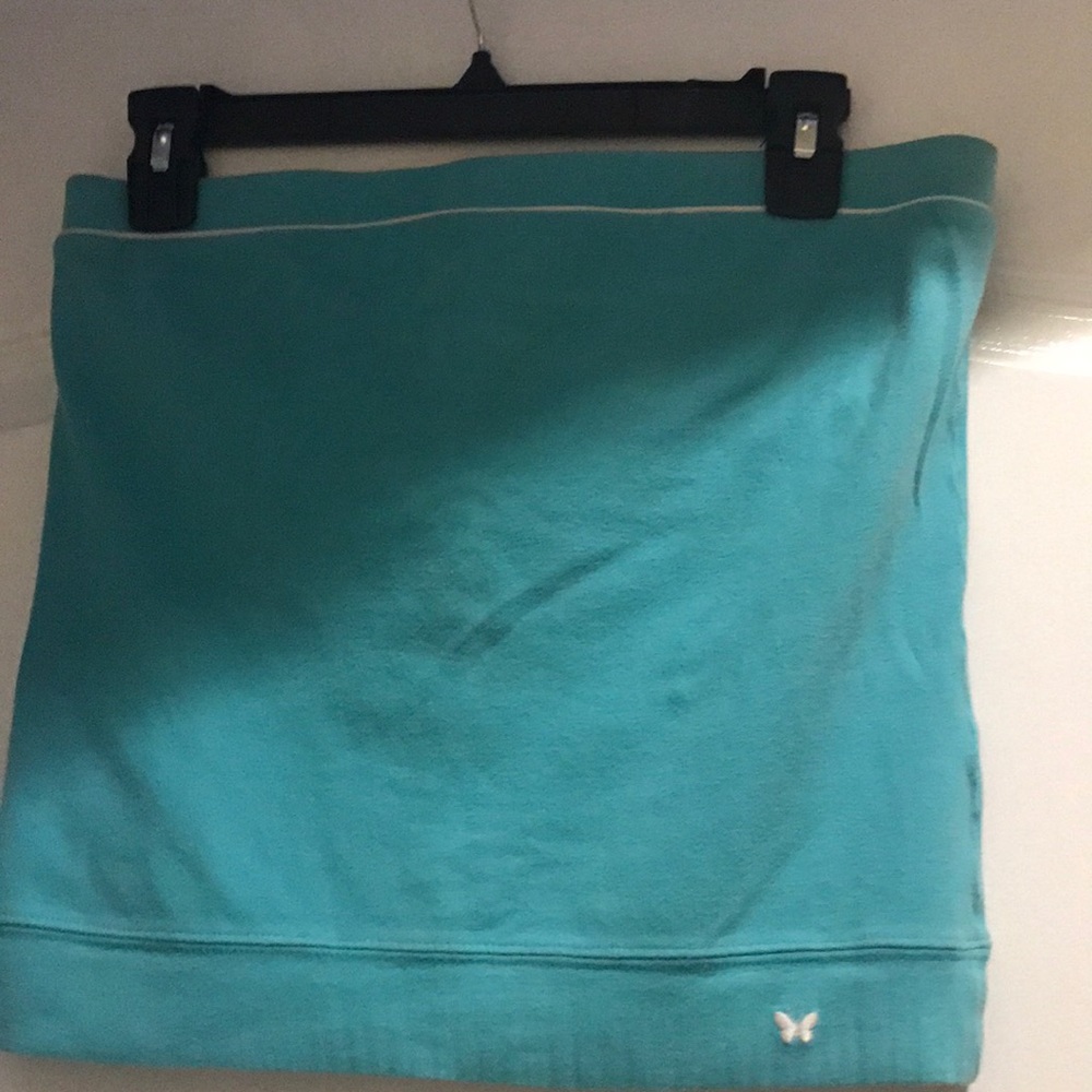 Strapless aqua medium shirt Aeropostale